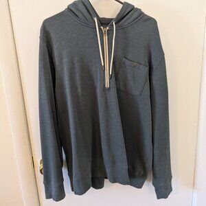 Men's LL Bean 1/2 Zip Hooded Sweatshirt